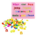 Alphabet Learning Pin Puzzle Board for Kids – ABC Letter & Word Building Toy